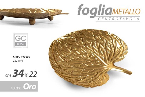 Foglia centrotavola vassoio - centrotavola,