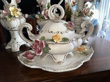 Set Of 4 Capodimonte Porcelain