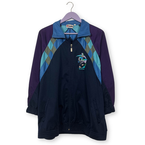 Felpa lotto vintage blu - lotto,