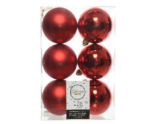 Sfere palline natale - rosso,