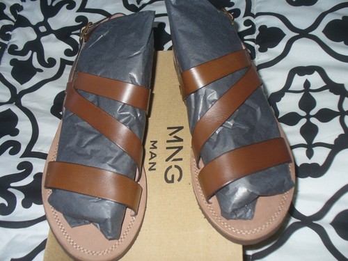 Sandali uomo pelle mng - pelle,