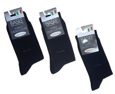 Basile 6 Paia Calze invernali uomo corte CALDO COTONE calzini corti Tinta Unita