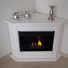 Caminetto angolo camino termocamino termocamino etanolo gel modello Moskau Top