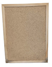 TAVOLETTA lavagna per appunti  in sughero con cornice in legno cm 30x40