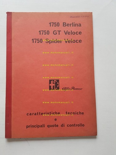 Alfa romeo 1750 spider - 1750-gt,
