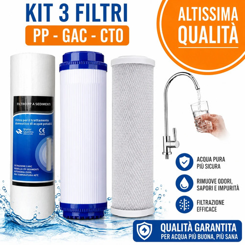Kit filtri depuratore acqua - filtri,