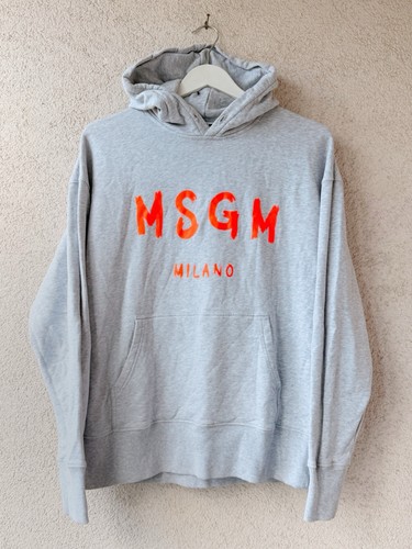 Felpa con cappuccio msgm uomo - con,