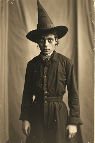 Foto vintage ritratto strega - foto,