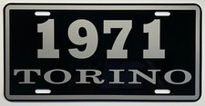 TARGA IN METALLO TORINO 1971