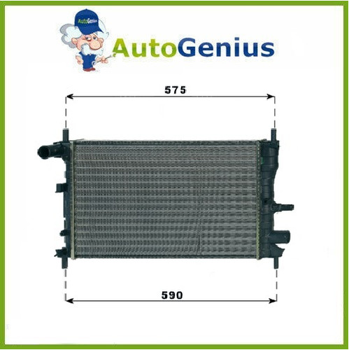 Radiatore motore audi 8d2 - radiatore,