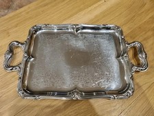 Vassoio ALESSI vintage, Stile Barocco, acciaio inox 18/10