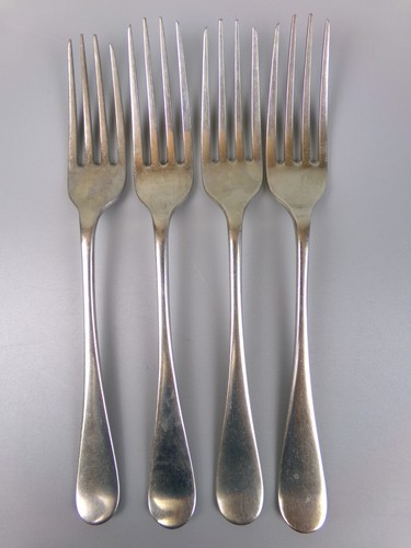 Forchette pranzo placcate - forchette,