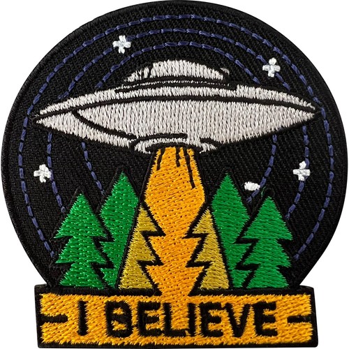 Flying saucer embroidered - saucer,