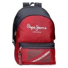 Pepe Jeans Clark Zaino Porta PC Doppio Scomparto Adattabile a Trolley 15.6" Ross