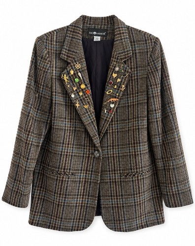 Blazer con ciondolo - , vintage