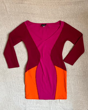 Versus Versace abito pannelato colorblock qualche danno 26|40