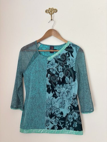 Top anac kimi aqua - top, nero