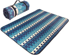 Coperta Picnic Impermeabile anti Sabbia Telo Mare Grande, Portatile Telo Picnic 