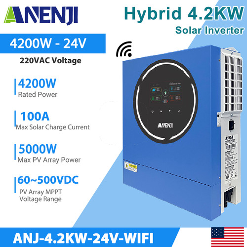 Inverter solare ibrido - solare, 4200w