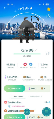 Pokémon shiny tauros - tauros, tokyo