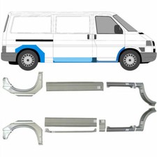 VW TRANSPORTER T4 LWB 90-03 10x Tole de reparation / Set