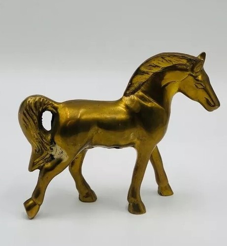 Cavallo vintage ottone