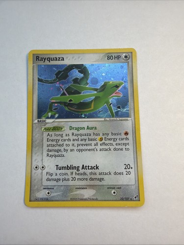 Pokemon rayquaza 107 - rayquaza, ex