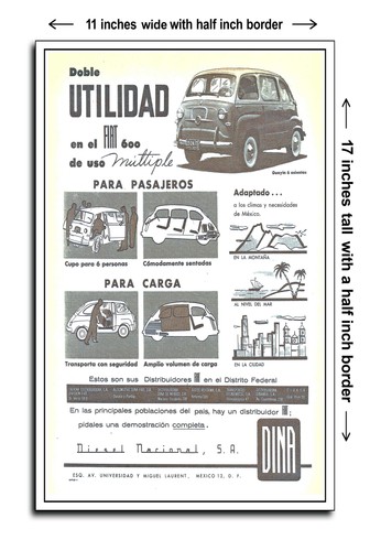 Dina fiat 600 - 600, multiple