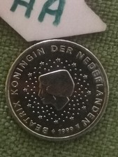 Moneta 50 cent Di euro 1999 Olanda GOLD NORDIC