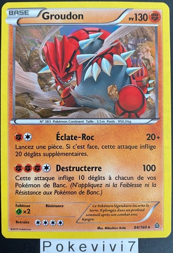 Carte pokemon groudon - pokemon,