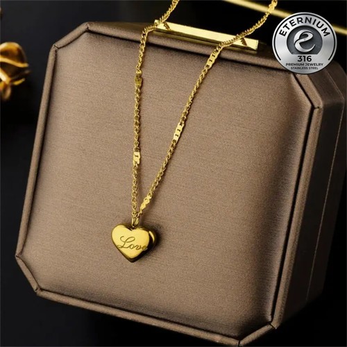 Collana cuore love donna - collana, "love"