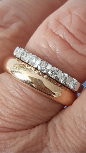 Veretta riviere oro bianco - oro, e