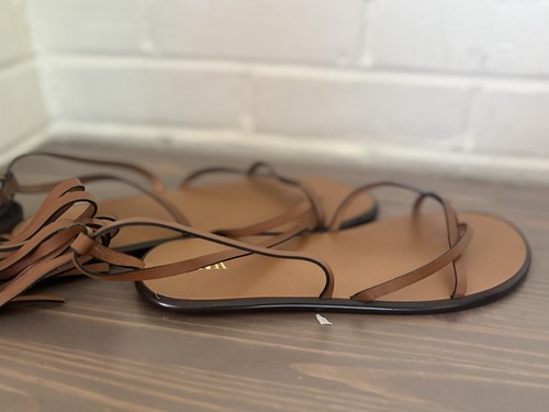 Zara sandali piatti - zara, stringati