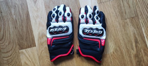 Guanti moto corti pelle - in,