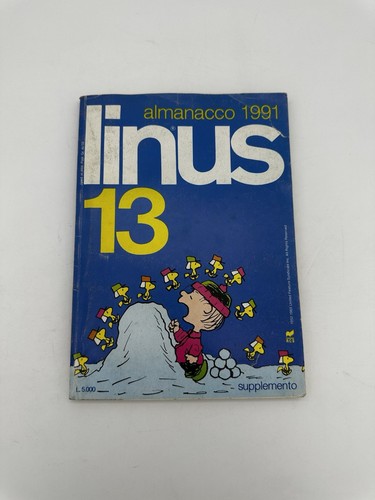 Linus almanacco 1991 - almanacco,