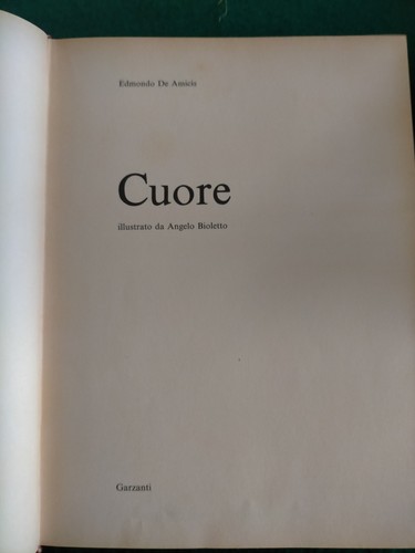 Antico libro cuore di e - antico, e.de