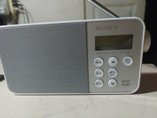 SONY Radio Digitale FM, Dab e Dab+ compatto bianco mod. XDR-S40DBP Pari A Nuova