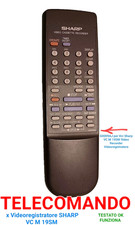 Remote sharp g0009aj vcr - remote,