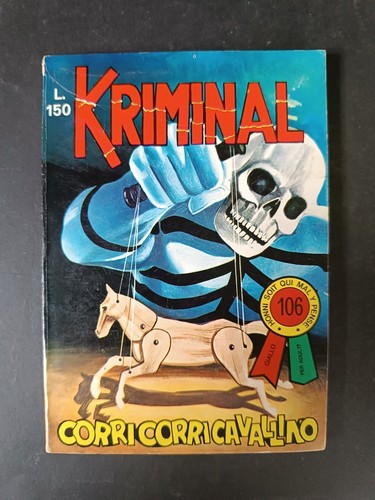 Fumetto kriminal originale - fumetto,