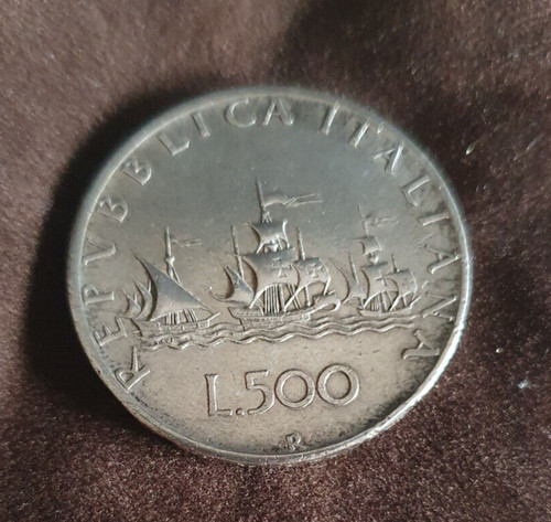 Moneta 500 lire - moneta, in
