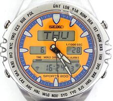 BELLISSIMO OROLOGIO, SEIKO H021-8030, GIUGIARO, CINTURINO TECNICO, 200 M