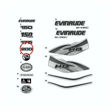 Adesivo 200 evinrude johnson - 200,