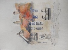 Dipinto  acquerello su carta