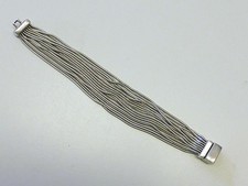 Bracciale PIANEGONDA Slinky Liquid Emotion Multi Catena Argento Sterling 63,6 Grammi