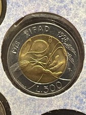 Moneta Repubblica Italiana 500