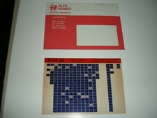 ALFA ROMEO MICROFISCHE PER RIPARAZIONI 155 Q4 -MECCANICA NUOVE COM.DA FOTO