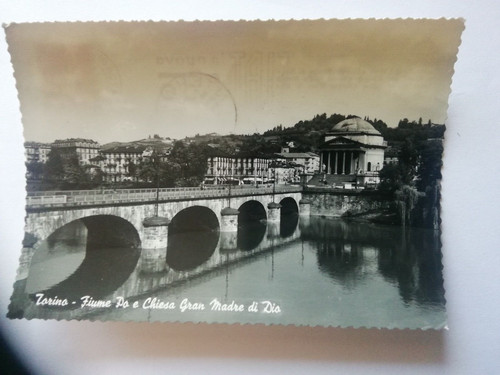 Cartolina torino fiume - torino,