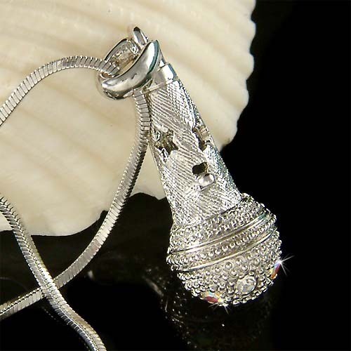 Microfono swarovski - 3d,