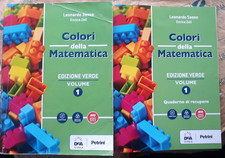 COLORI DELLA MATEMATICA EDIZ. VERDE VOL. 1 (IN 2 TOMI) - SASSO e ZOLI - PETRINI
