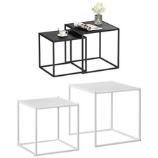 HOMCOM Set da 2 Tavolini da